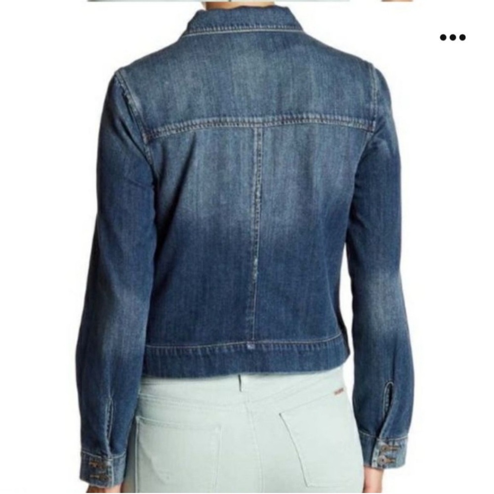 PAIGE Aveline distressed denim jacket. Size S - Picture 2 of 9